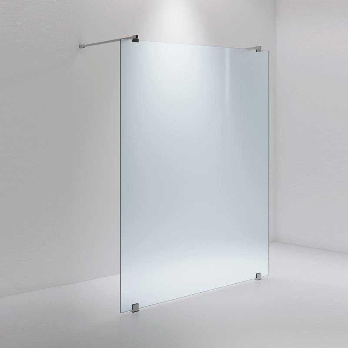 INR Dusjvegg ARC 43 Måltilpasset Krom / Måltilpasset / Frostet glass INR Iconic Nordic Rooms Dusjvegg INR-14310500