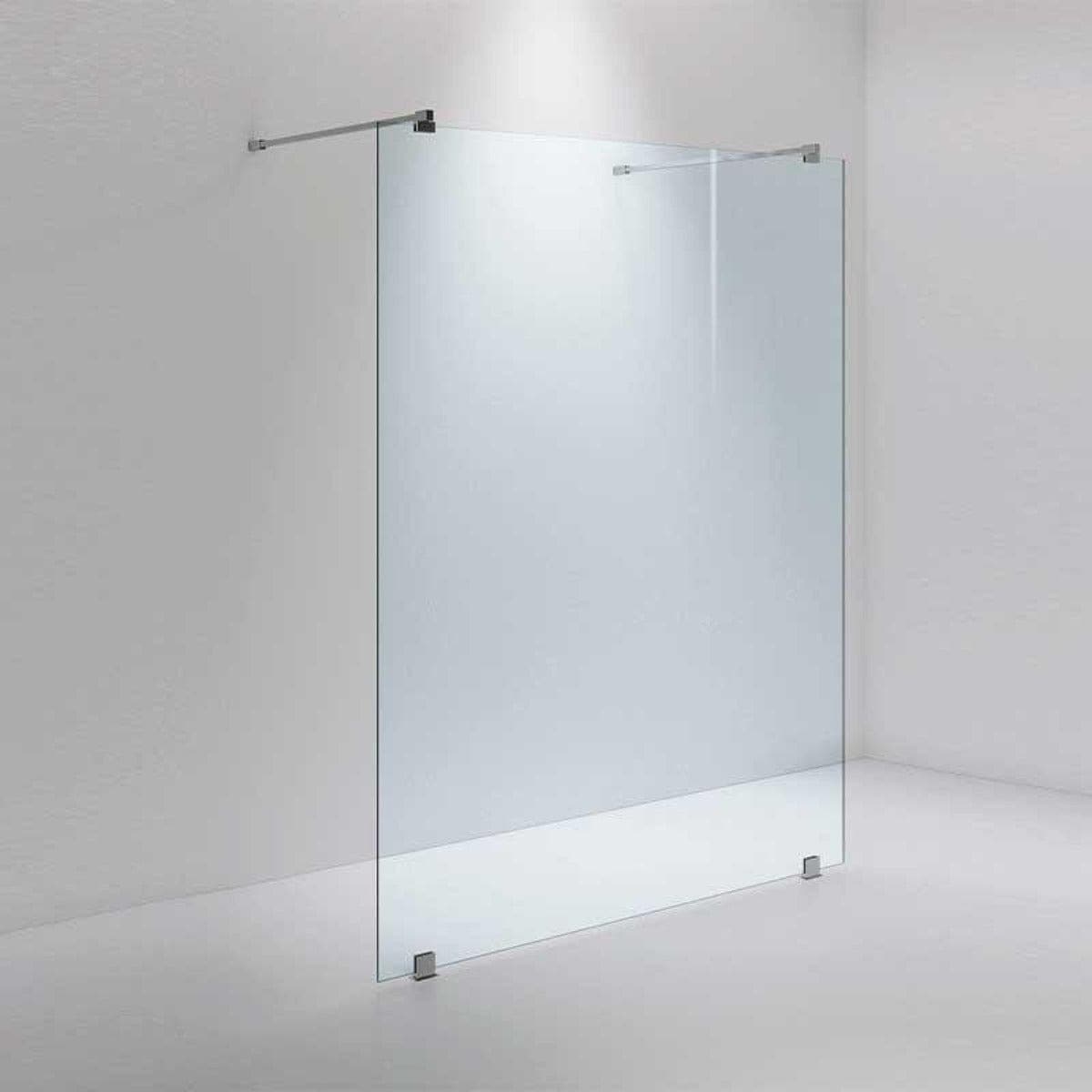 INR Dusjvegg ARC 43 Måltilpasset Krom / Måltilpasset / Klart glass INR Iconic Nordic Rooms Dusjvegg INR-14302500