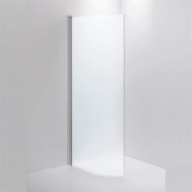 INR Dusjvegg LINC JOSEPHINE B78 og B88cm Matt aluminium / 88cm / Frostet glass INR Iconic Nordic Rooms Dusjvegg INR-55810990