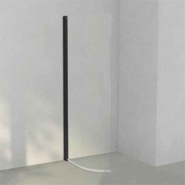 INR Dusjvegg LINC JOSEPHINE B78 og B88cm Svart matt / 78cm / Klart glass INR Iconic Nordic Rooms Dusjvegg INR-55802180
