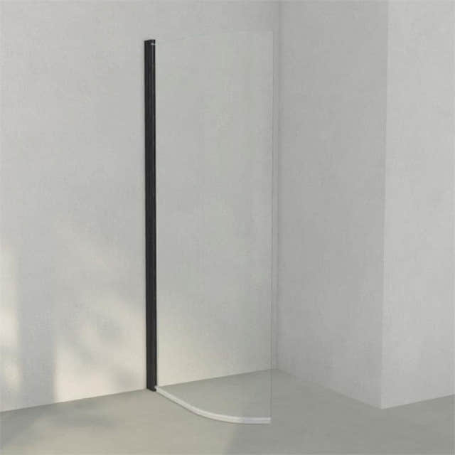 INR Dusjvegg LINC JOSEPHINE B78 og B88cm Svart matt / 78cm / Timeless klart glass INR Iconic Nordic Rooms Dusjvegg INR-55811190