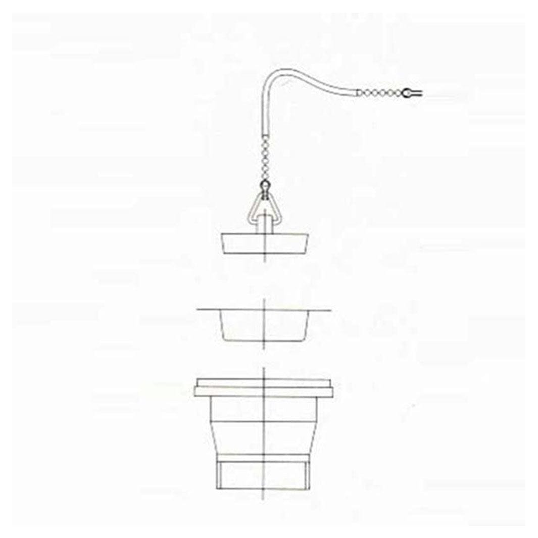 Intra Bunnventil for Vaskekar uten Overløp 1 1/2" Intra Tilbehør vaskerom AH-6321854