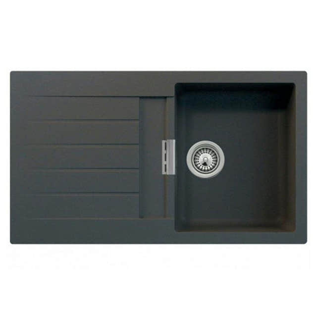 Intra Granite Primus D100 Kjøkkenvask Onyx svart Intra Kjøkkenvask AH-6320534