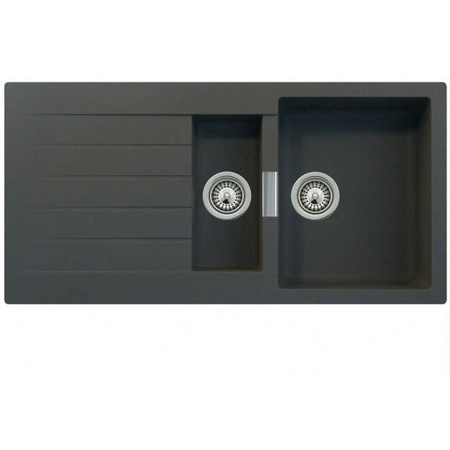 Intra Granite Primus D150 Kjøkkenvask Onyx svart Intra Kjøkkenvask AH-6320001