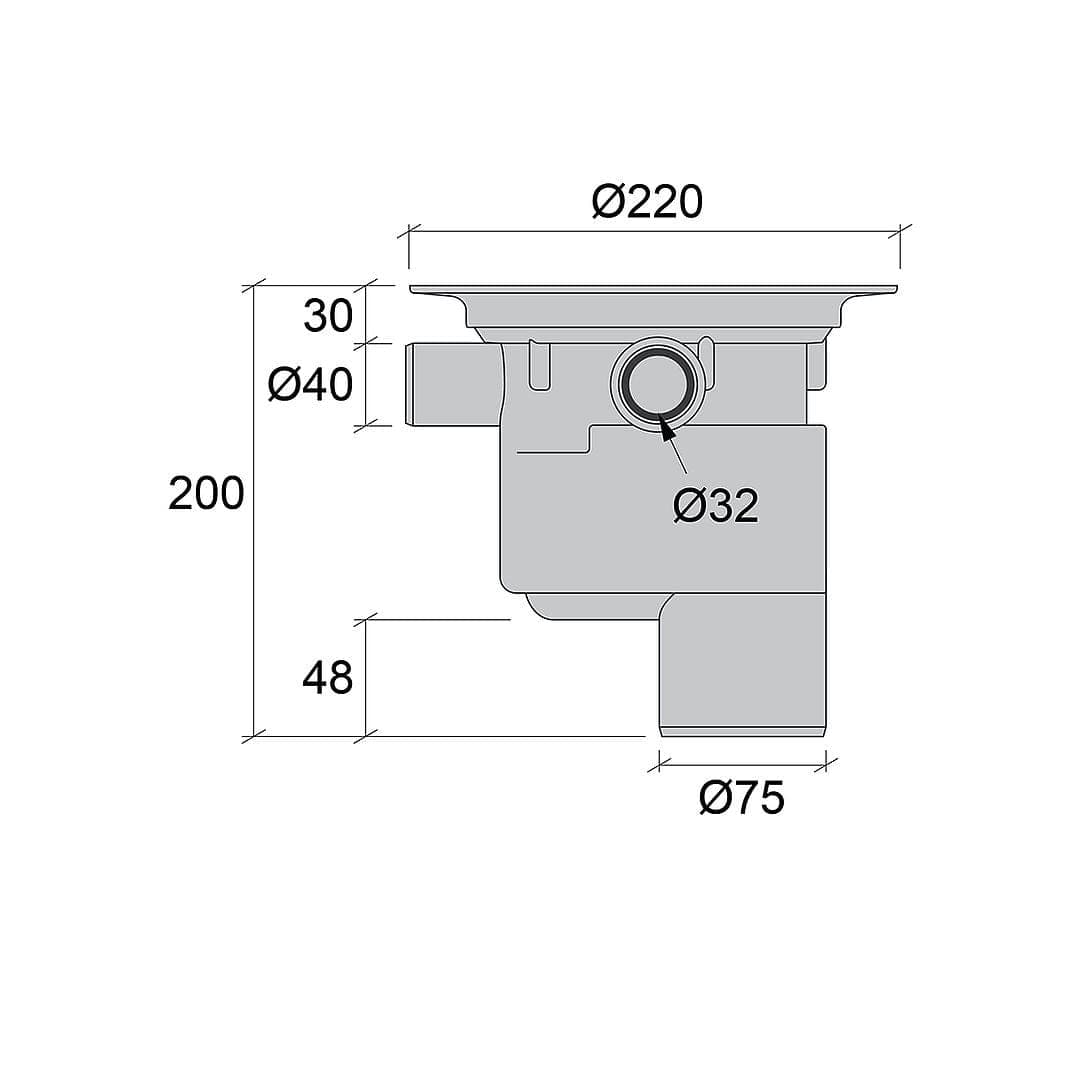 Jafo gulsvsluk PBX 75 MP overdelspakke Jafo Gulvsluk HR-3403532