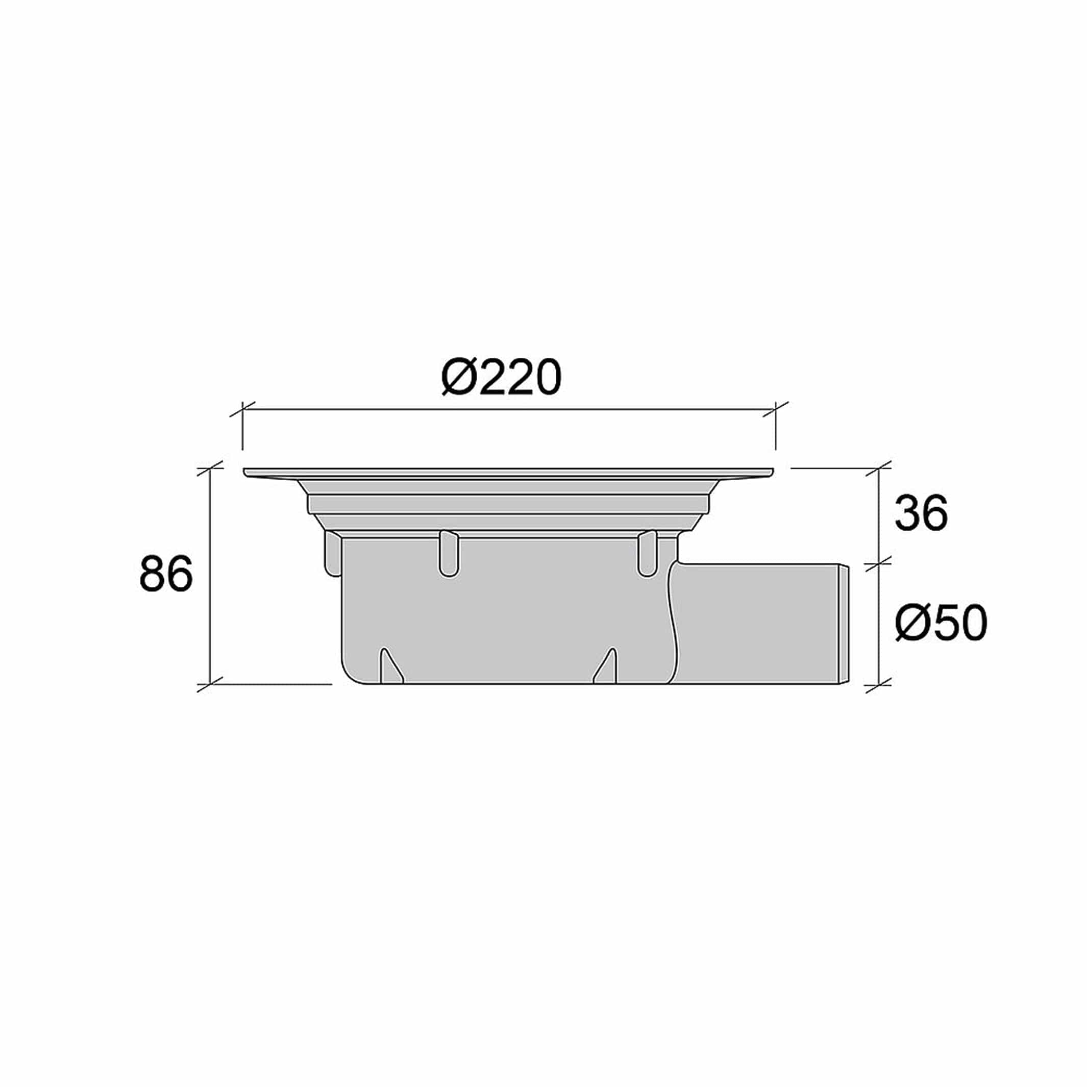 Jafo gulvsluk 86 50 MP Jafo Gulvsluk AH-3403537