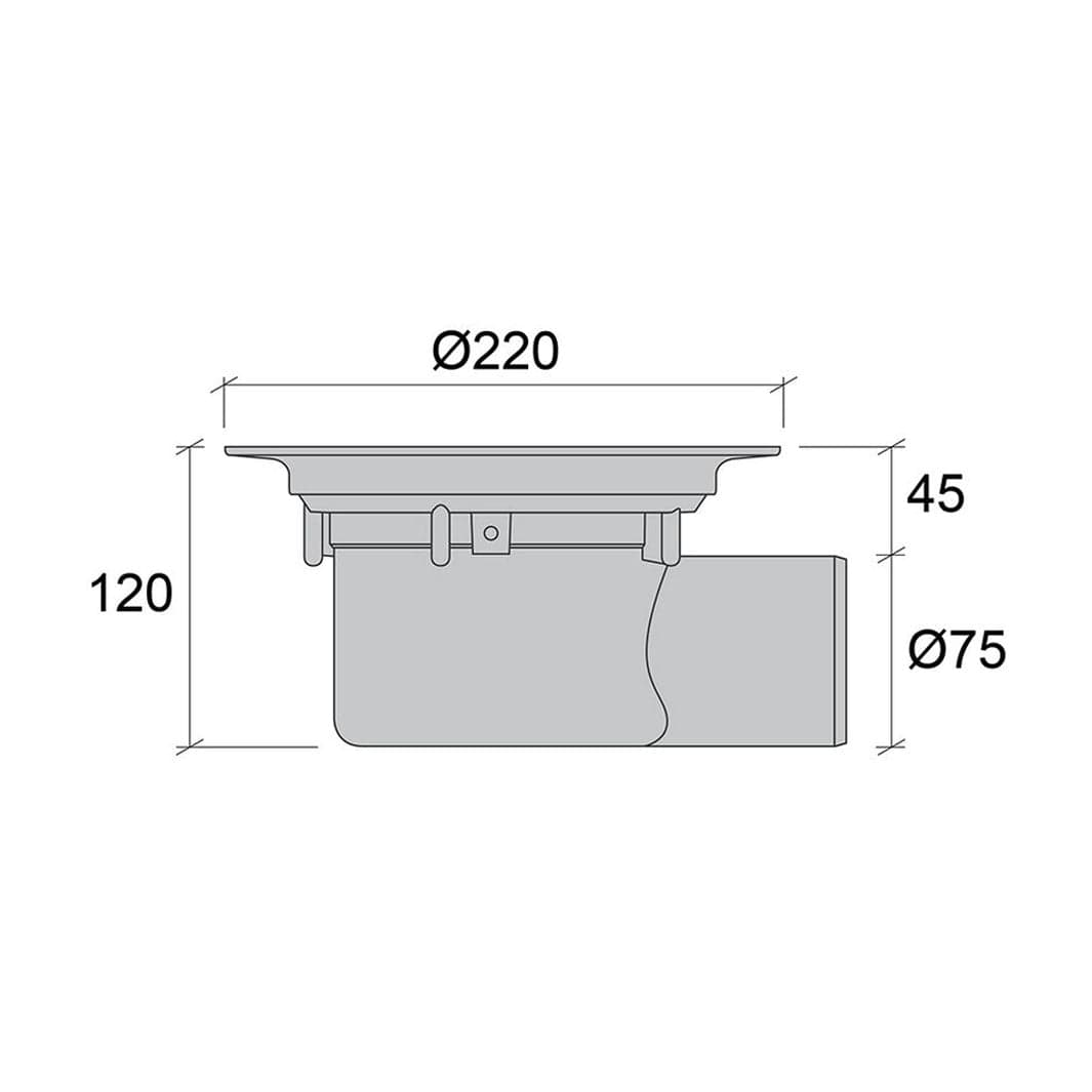 Jafo gulvsluk PS 75 GR MP Jafo Gulvsluk AH-3403432