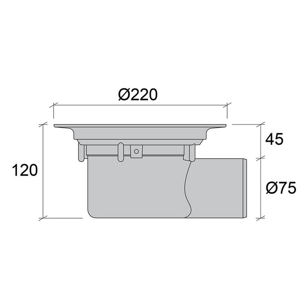 Jafo gulvsluk PS 75 MP Jafo Gulvsluk AH-3403521