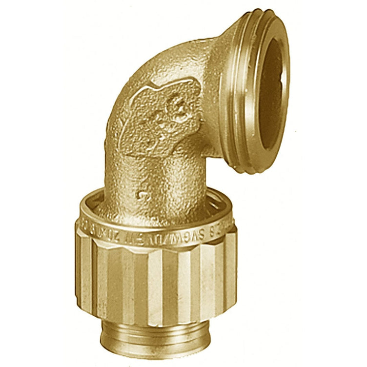 JRG Sanipex Albue for Fordeler 1"x20mm utvendig gjenge