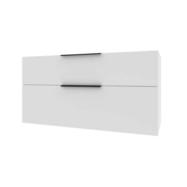 Korsbakken Big Servantskap 2 Skuffer Hvit matt / 120cm dobbel Korsbakken Servantskap KO-330102121