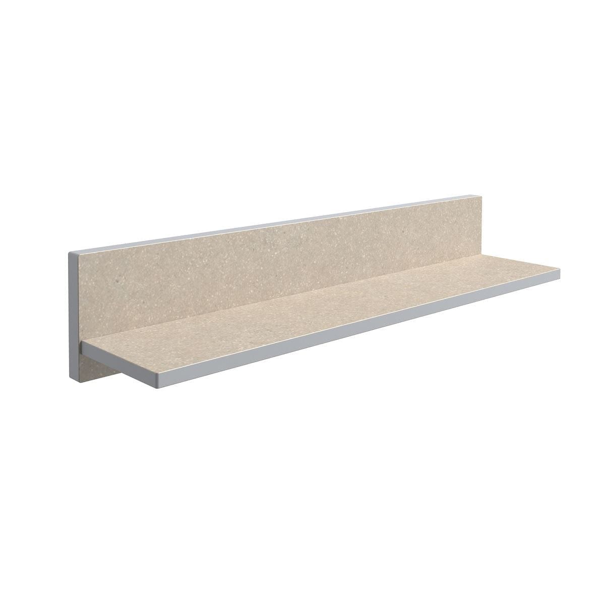 Korsbakken Hylle HPL L30-60cm Sandfarget / 45cm Korsbakken Baderomshylle KO-515580045