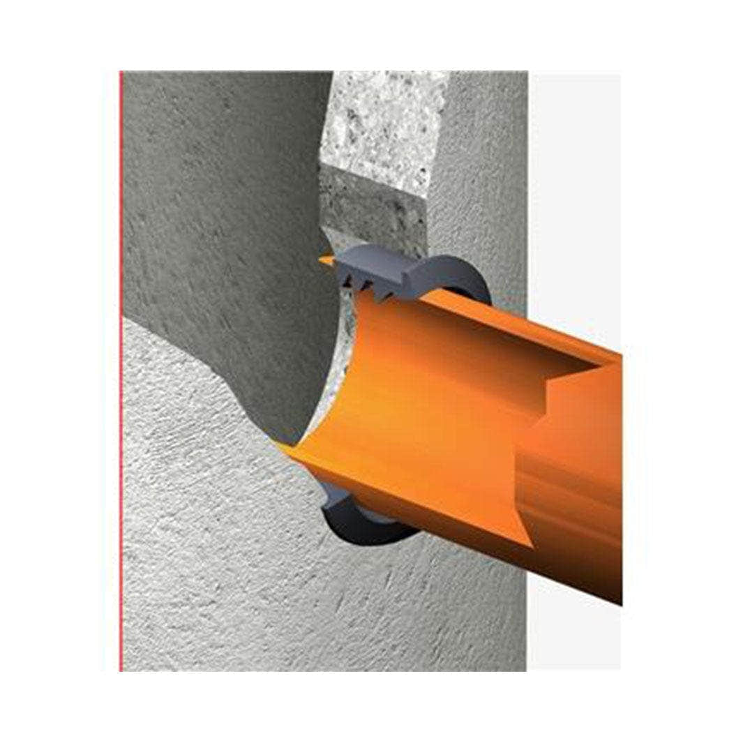 Kumgjennomføring 50mm PVC Ahlsell Tilbehør avløp AH-2108403