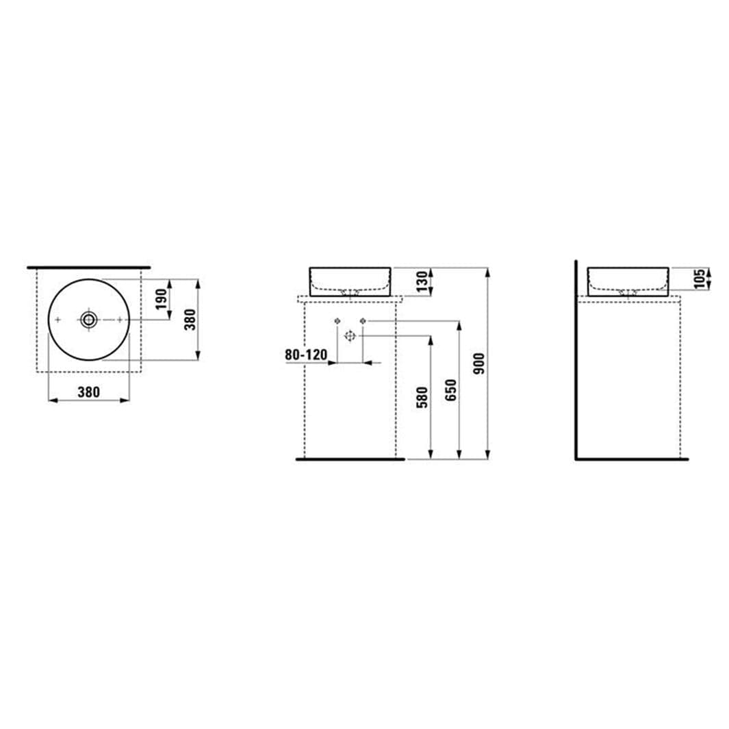 Laufen Living Square 811435 Bolleservant Laufen Bolleservant LA-6121959