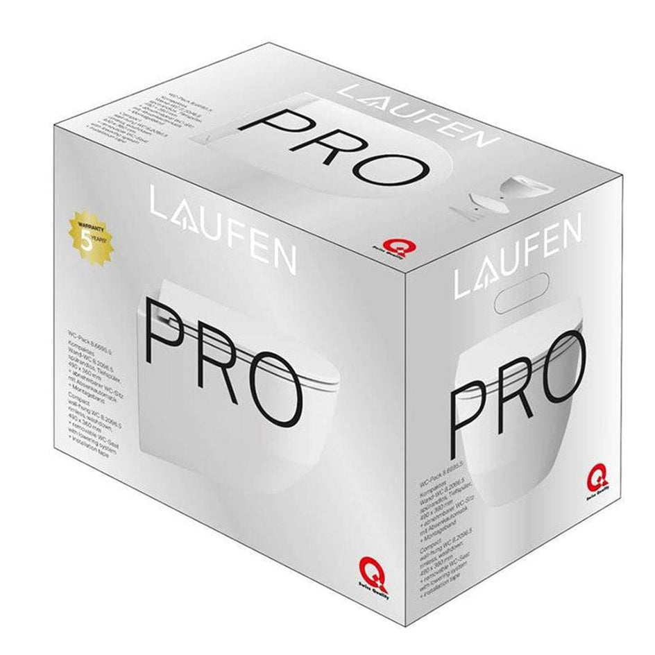 Laufen Pro Kompakt Veggtoalett Rimless - SC/QR sete inkludert Laufen Vegghengt toalett LA-6157268