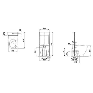 Laufen Pro N Back To Wall Toalett