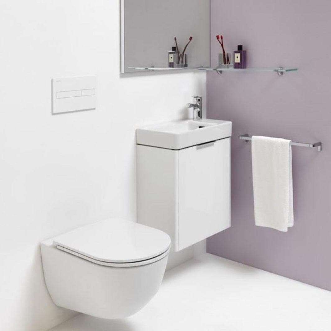 Laufen Pro Rimless Veggskål Toalettpakke - inkl. sete Hvit Laufen Vegghengt toalett BUN-6121955