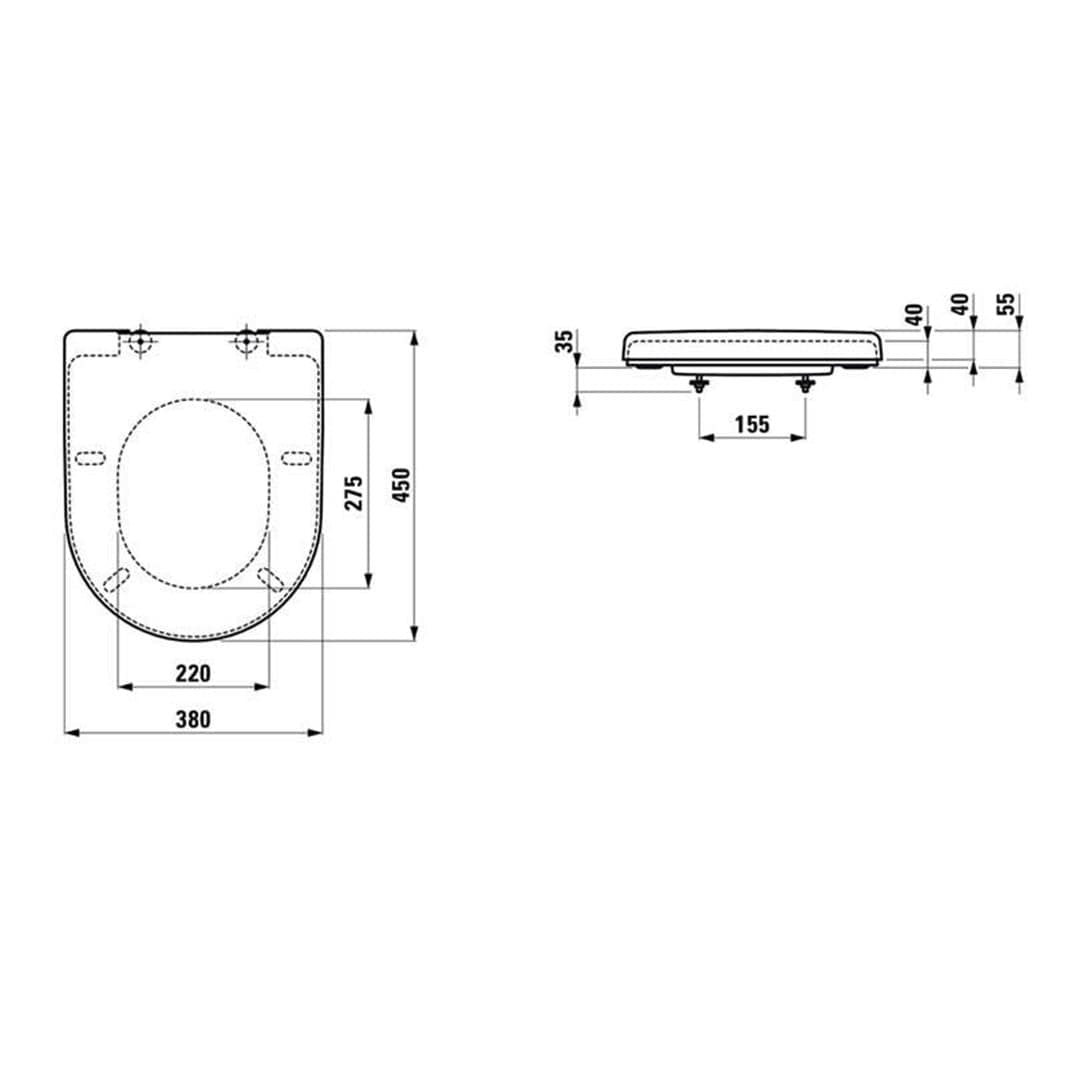 Laufen Pro Toalettsete Laufen Toalettsete LA-6121903