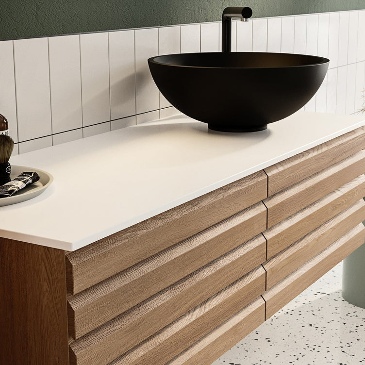 Linn Bad Corian Benkeplate per meter