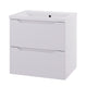 Linn Bad Emma D45cm Servantskap Hvit matt / 60cm / 2 skuffer Linn Bad Servantskap LB-130106