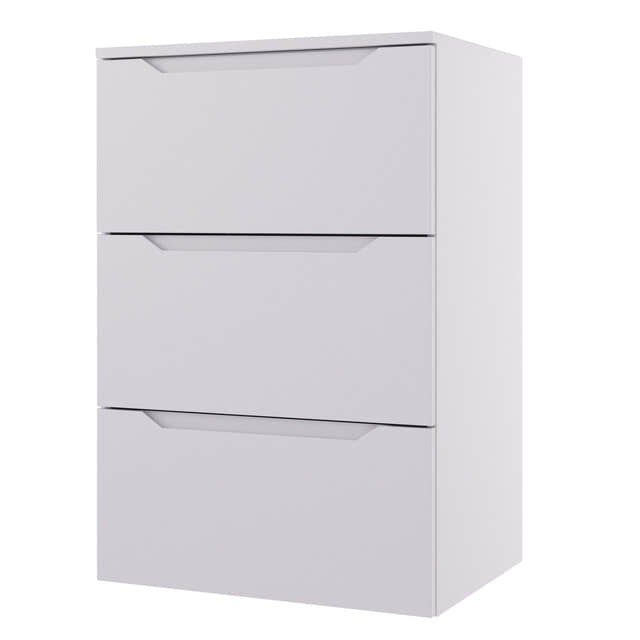 Linn Bad Emma Sideskap (kommode) Hvit matt / 60cm / 3 skuffer Linn Bad Sideskap bad LB-135106