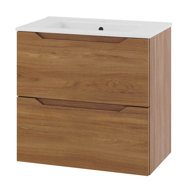 Linn Bad Emma Smal D35cm Servantskap Eik / 60cm Linn Bad Servantskap LB-137506