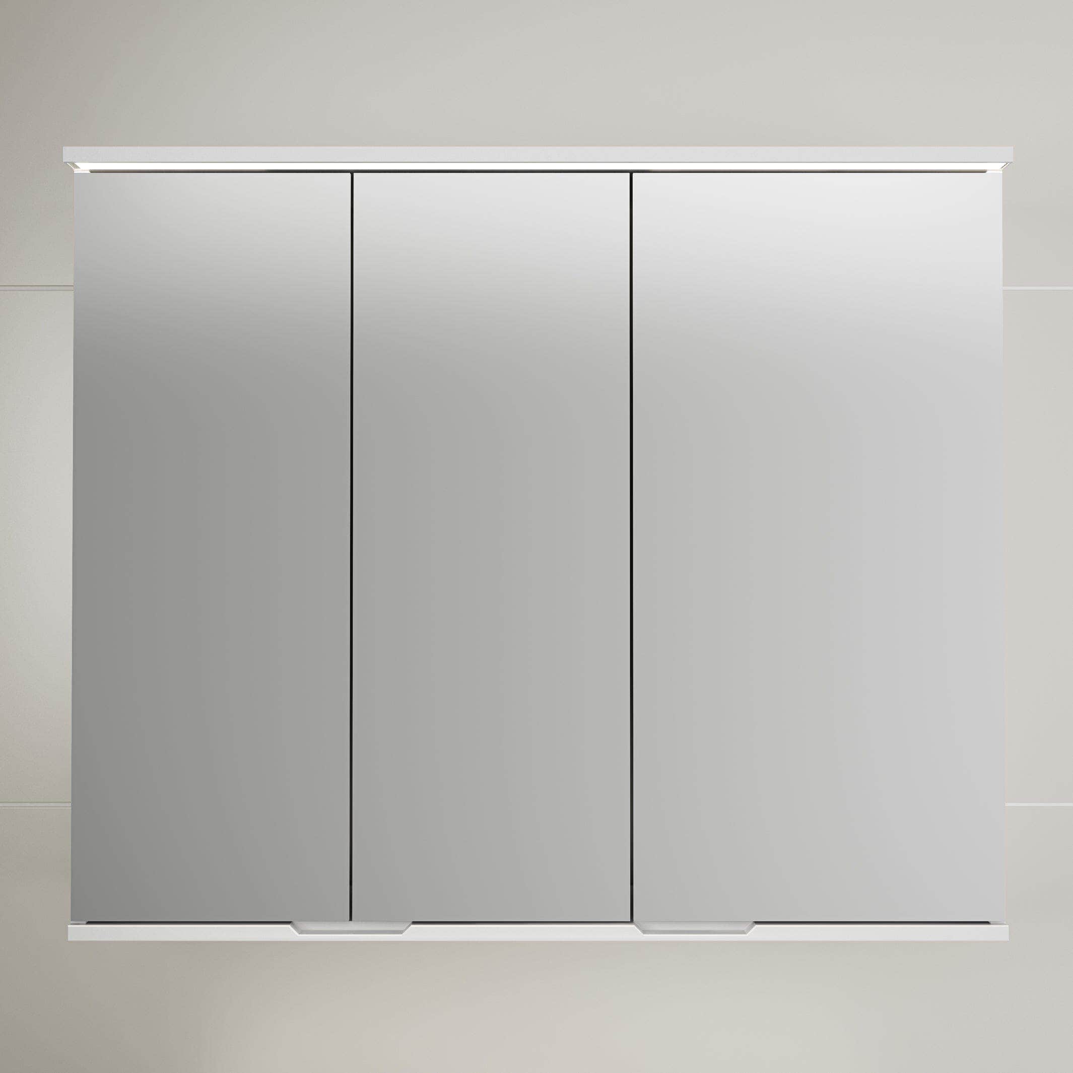 Linn Bad Hilde Speilskap med overlys og stikk Hvit matt / 100cm Linn Bad Speilskap LB-300172