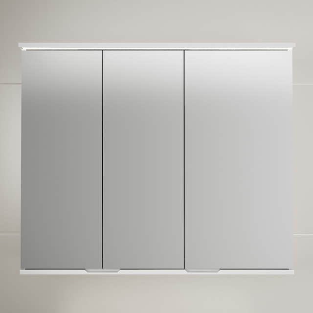 Linn Bad Hilde Speilskap med overlys og stikk Hvit matt / 100cm Linn Bad Speilskap LB-300172