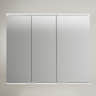 Linn Bad Hilde Speilskap med overlys og stikk Hvit matt / 100cm Linn Bad Speilskap LB-300172