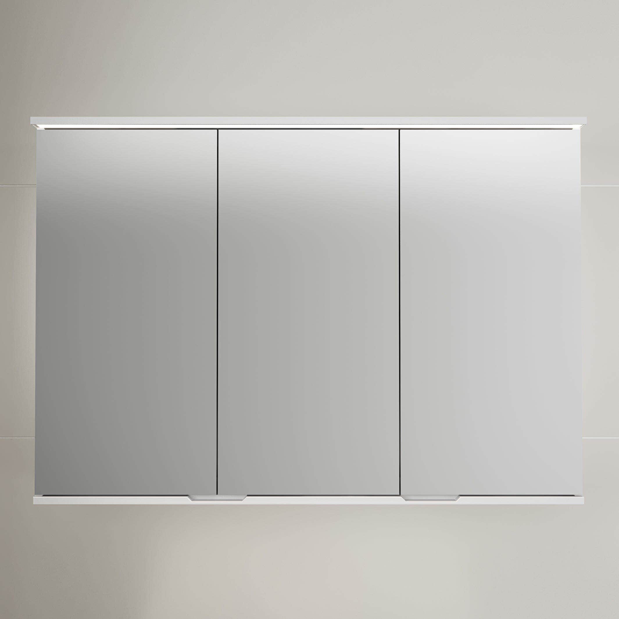 Linn Bad Hilde Speilskap med overlys og stikk Hvit matt / 120cm Linn Bad Speilskap LB-300175