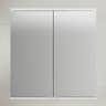 Linn Bad Hilde Speilskap med overlys og stikk Hvit matt / 80cm Linn Bad Speilskap LB-300167