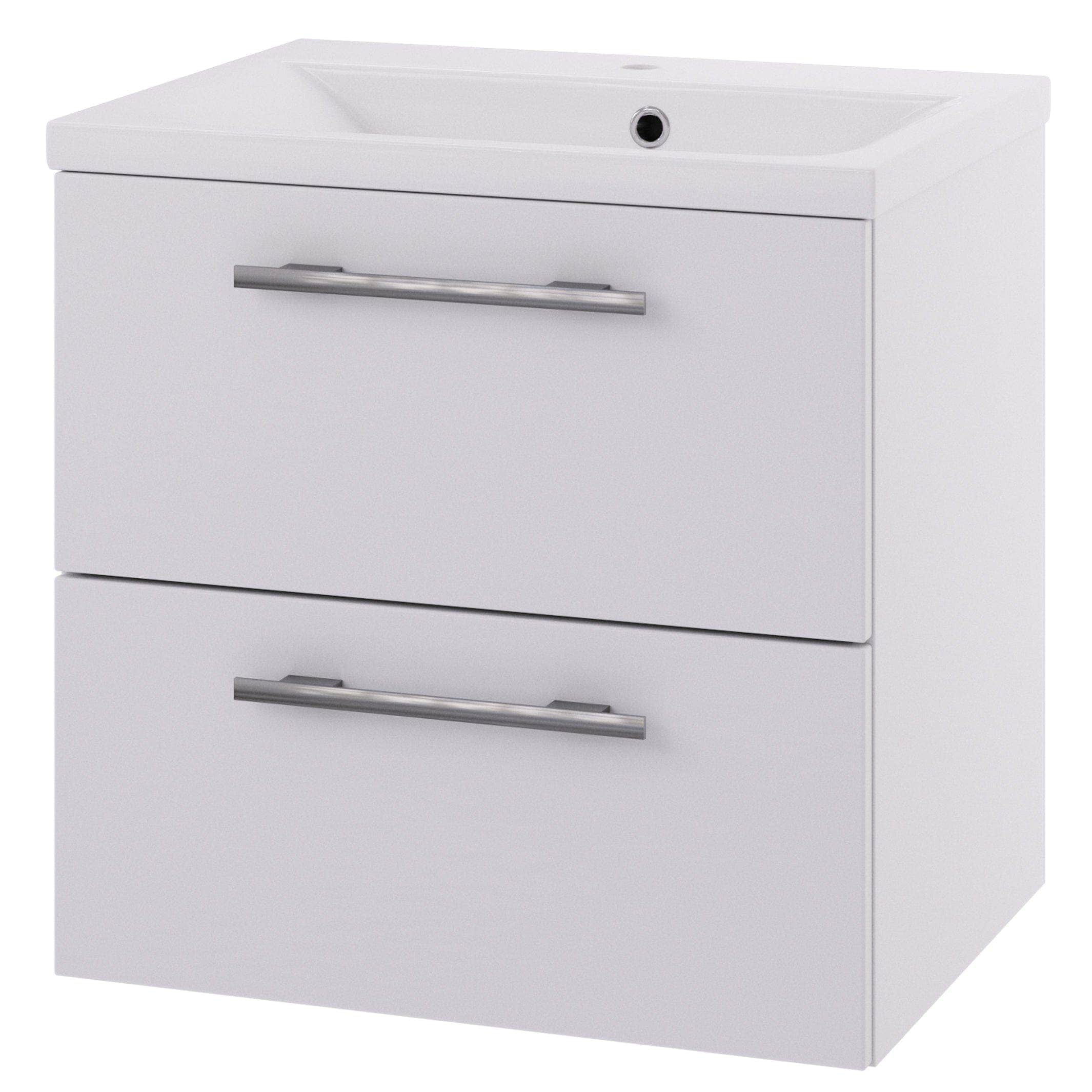 Linn Bad Ingrid D45cm Servantskap Hvit matt / 60cm / 2 skuffer Linn Bad Servantskap LB-0071401