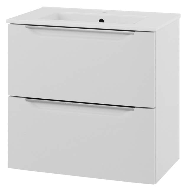 Linn Bad Mari Smal D35cm Servantskap Hvit matt / 60cm Linn Bad Servantskap LB-117106