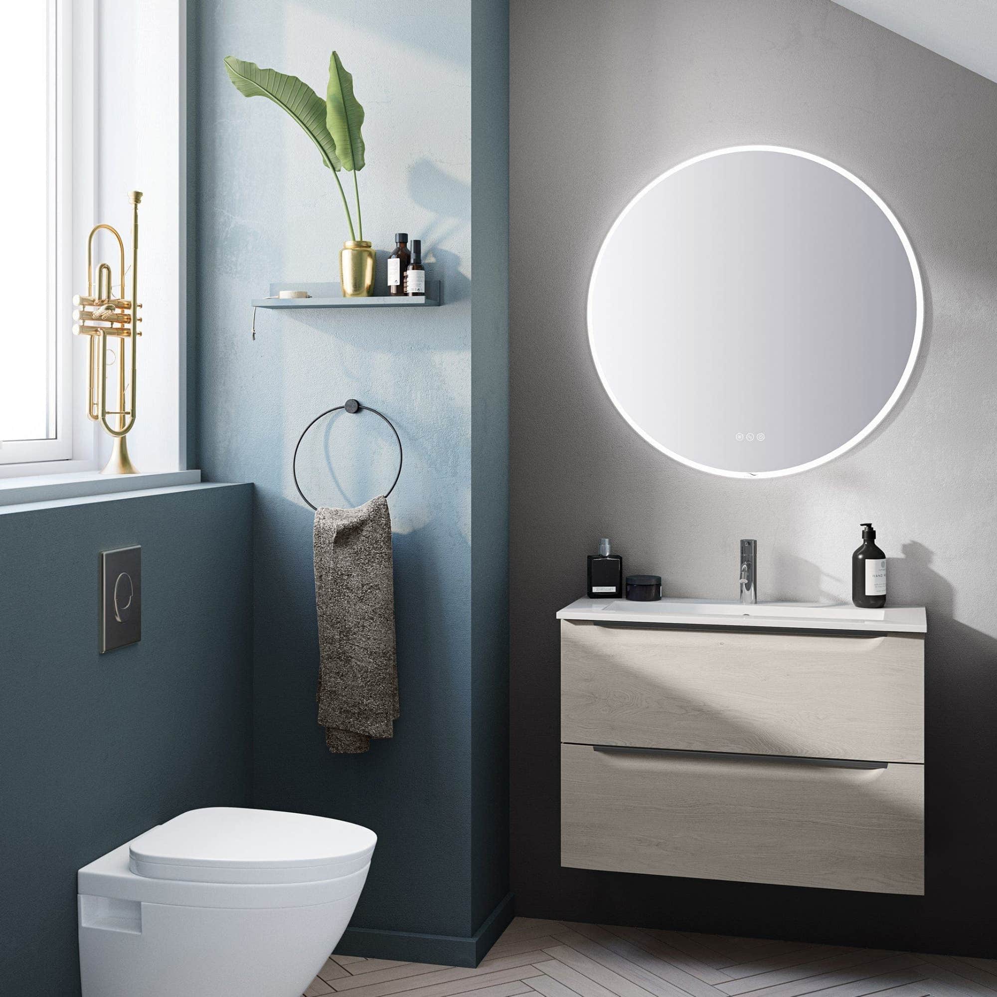 Linn Bad Mari Smal D35cm Servantskap Linn Bad Servantskap