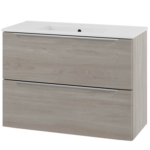 Linn Bad Mari Smal D35cm Servantskap Lys eik / 80cm Linn Bad Servantskap LB-127208