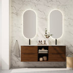 Linn Bad TISTEL ovalt speil med lys (backlight)