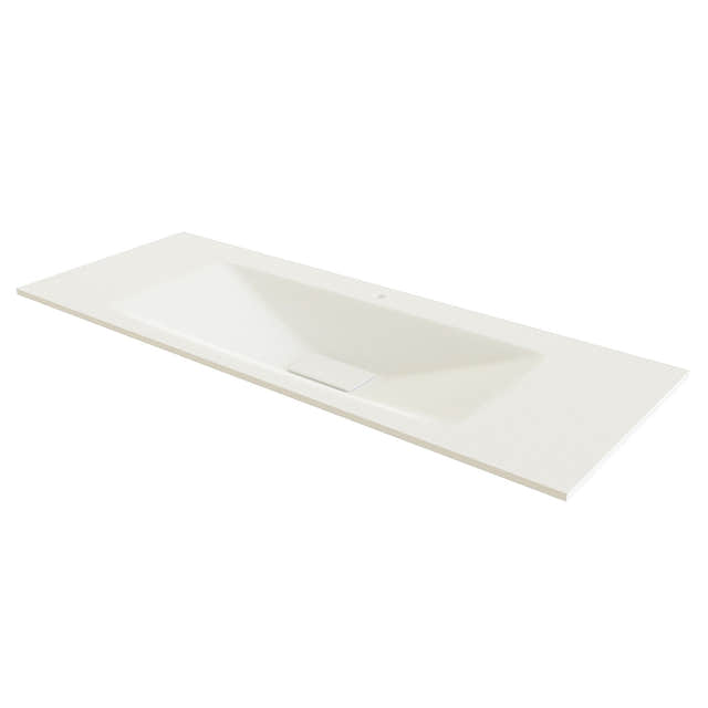 Linn Bad Vale Møbelservant Glass Hvit matt / 120cm / Senter Linn Bad Møbelservant LB-3512KM