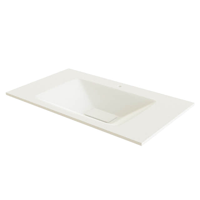 Linn Bad Vale Møbelservant Glass Hvit matt / 80cm / Senter Linn Bad Møbelservant LB-3508KM