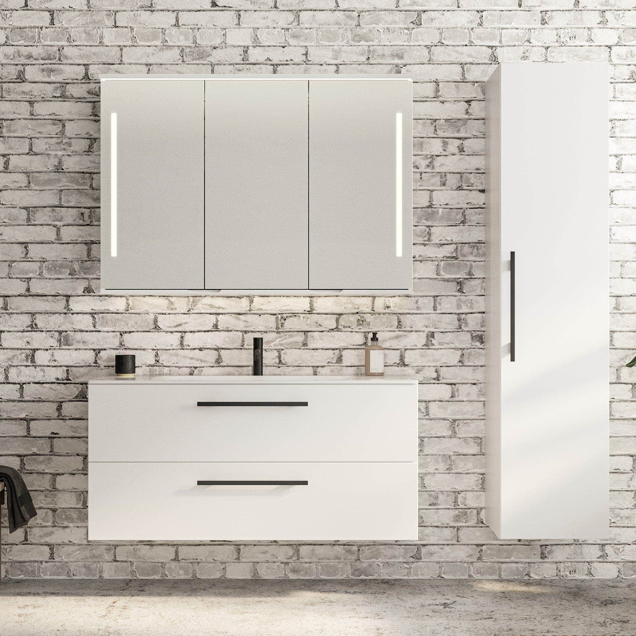 Linn Bad Vale Møbelservant Glass Linn Bad Møbelservant
