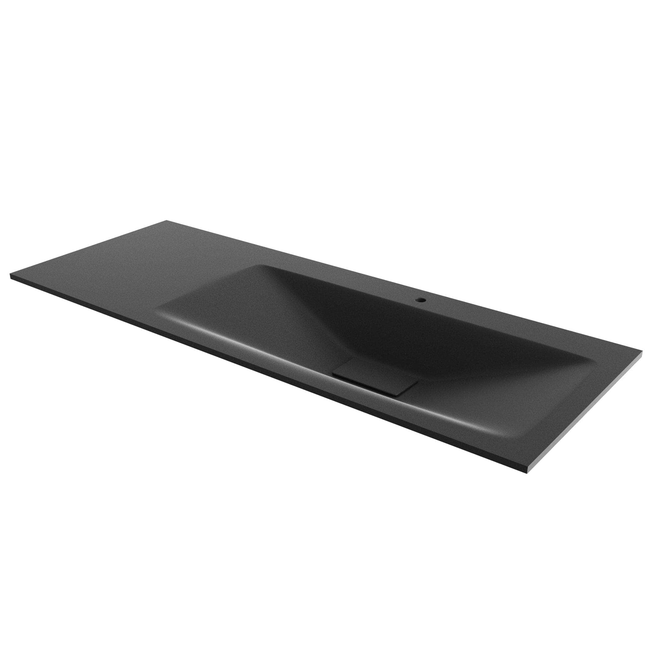 Linn Bad Vale Møbelservant Glass Svart matt / 120cm / Høyre Linn Bad Møbelservant LB-3512SMH