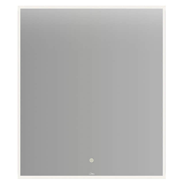 Linn Bad Vange Speil med lyramme og farget kant Svart matt / 60cm Linn Bad Baderomsspeil LB-28606