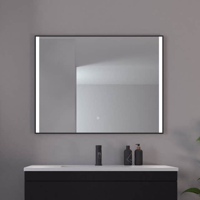 Loevschall Nyborg Rammespeil med LED lys 100cm Loevschall Baderomsspeil KO-3443458753
