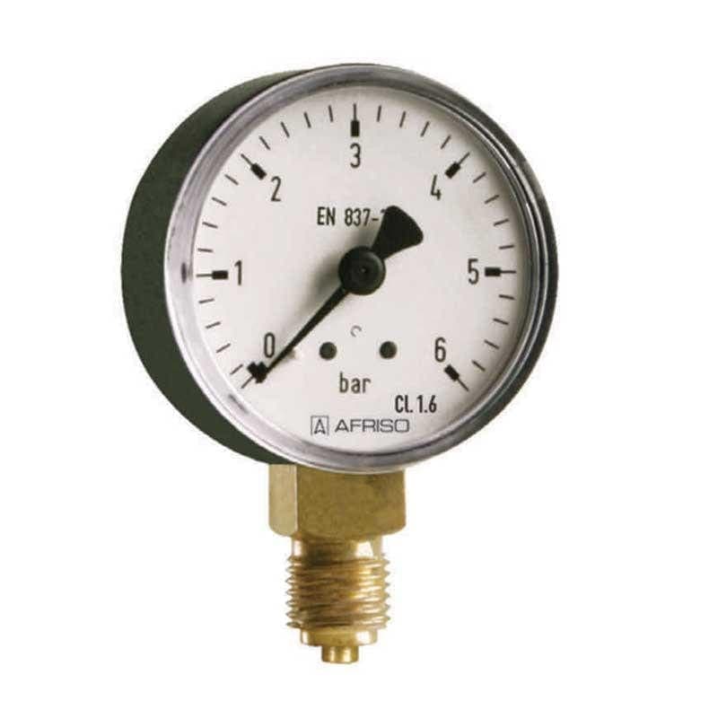 Manometer Ø63mm 1/4" 1063A-T 0-2,5 Bar Hasvold Tilbehør ventiler AH-9706171