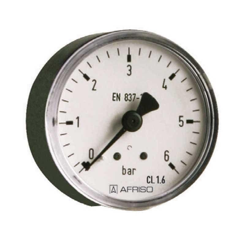 Manometer Ø63mm 1/4" 1063B-T 0-6 Bar Hasvold Tilbehør ventiler AH-9706209