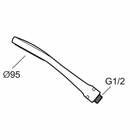 Mora Cera S5 dusjhode - Sparedusj 6 l/m