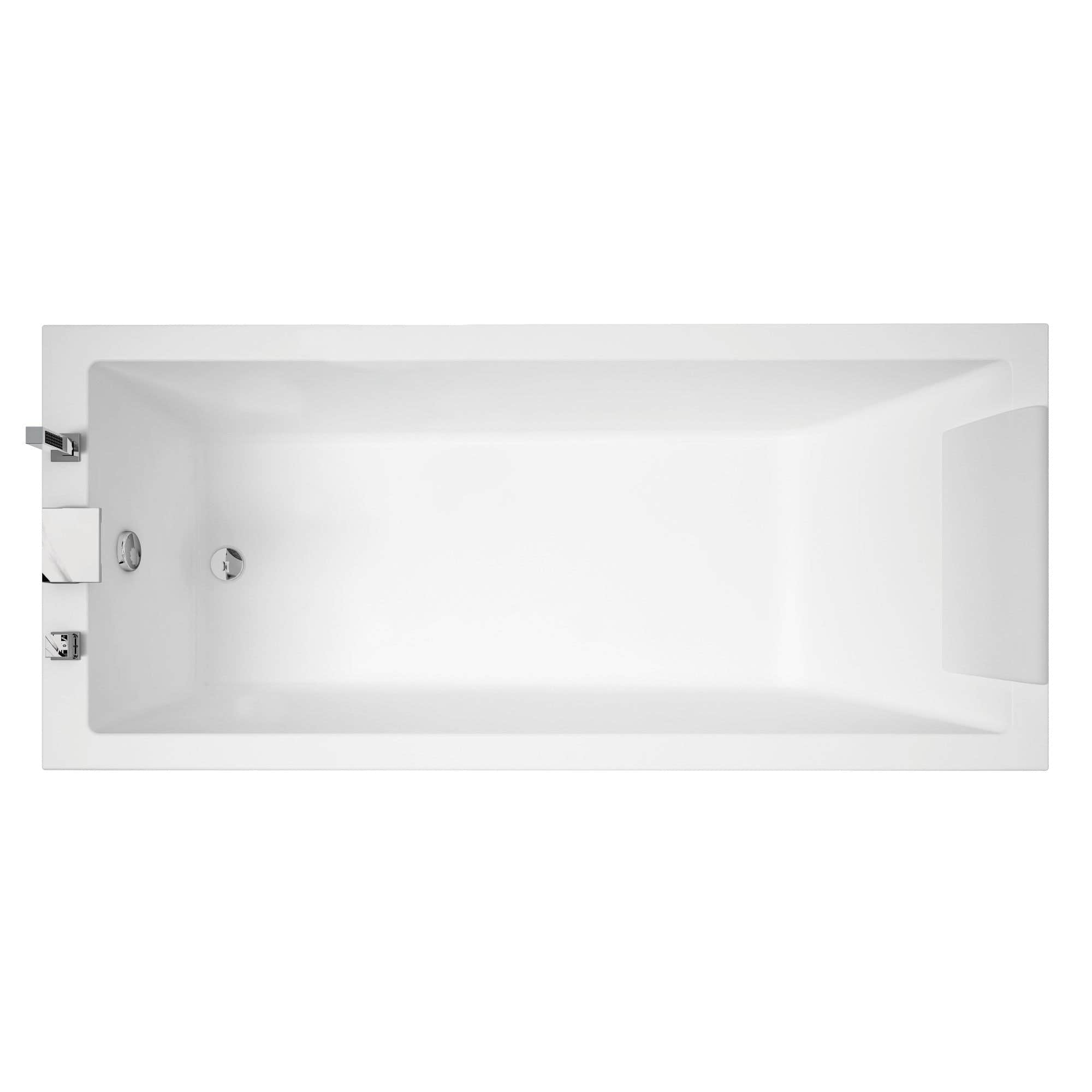 Novellini Calos Badekar 150-180cm Novellini Firkantet badekar