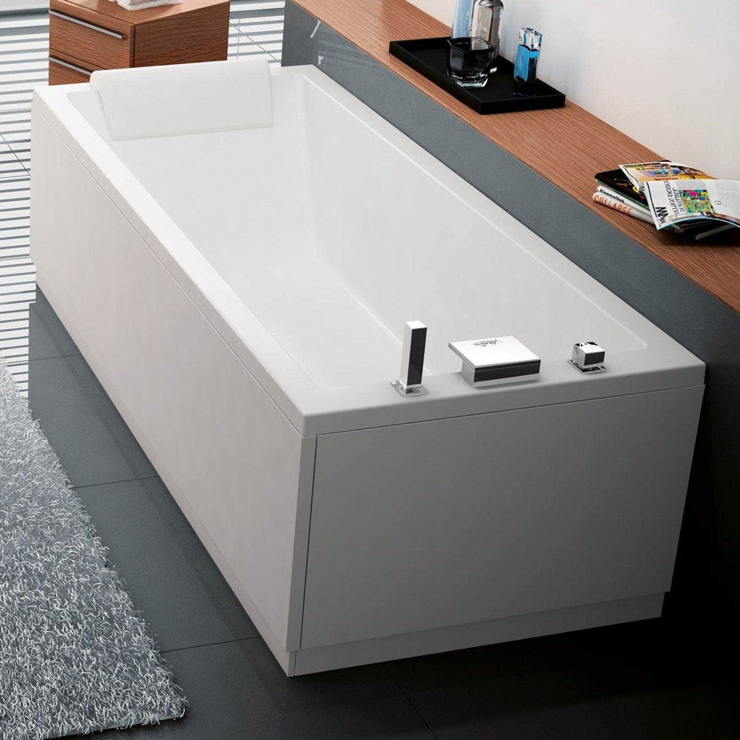 Novellini Calos Badekar 150-180cm Novellini Firkantet badekar