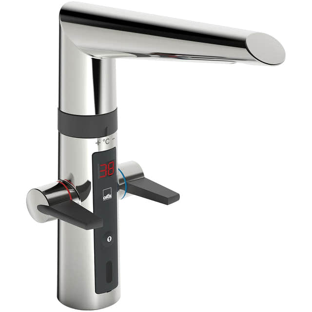 Oras Optima 2722F/2727F Hybrid Kjøkkenarmatur - 230V berøringsfri + hendler Krom / Nei Oras Armatur Kjøkkenarmatur OR-4200375