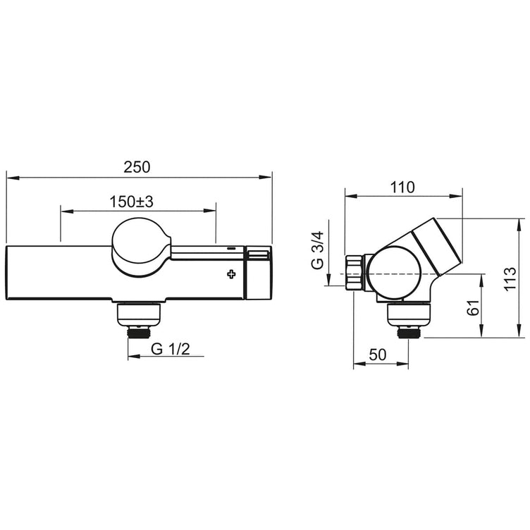 Oras Oramix Dusjbatteri 7264