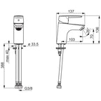 Oras Saga 3910F Servantbatteri
