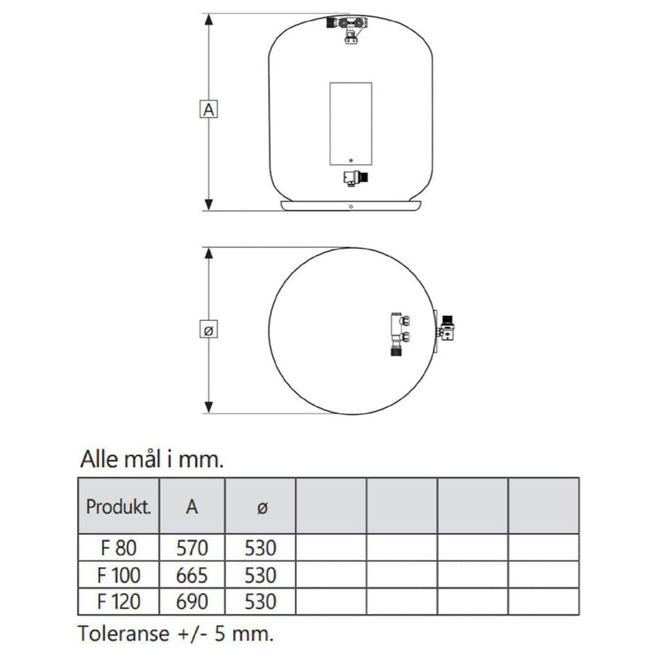 OSO Flexi Benkebereder OSO Hotwater Benkebereder